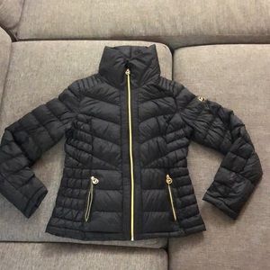Michael Kors Packable Down Fill Jacket Black M Used